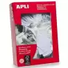 00383 APLI ETIQUETAS COLGANTES CON HILO 7X19MM CAJA DE 1000 BLANCO