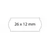 025023 SWING ETIQUETAS ADHESIVAS PERMANENTE OPEN PARA PRECIOS 26X12MM ROLLO 1500 BLANCO