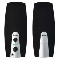 16697 TRUST ALTAVOCES MILA 2.0 5W RMS 10W MAX AUTOALIMENTADO USB CONEXION FRONTAL NEGRO