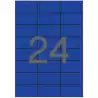 01592 APLI ETIQUETAS ADHESIVAS 70X37MM INKJET/LÁSER C/RECTOS 24 X 20H AZUL