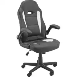 CH3/KN UNISIT SILLÓN GAMING GIRATORIO CON REPOSABRAZOS NEGRA Y BLANCA