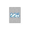 01857 APLI ETIQUETAS ADHESIVAS 8X12MM MANUAL/IMPRESIÓN C/ROMOS 225 X 15H A5 BLANCO