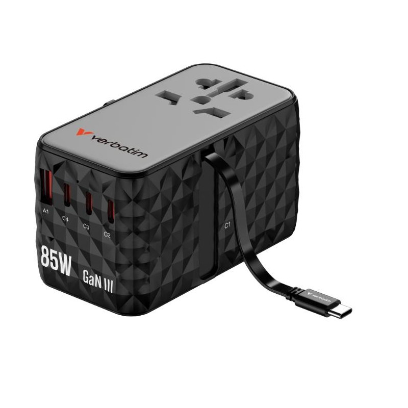 32127 VERBATIM CARGADOR INALÁMBRICO GAN DE TELEFONO MAGNETICO DIAMON 85W