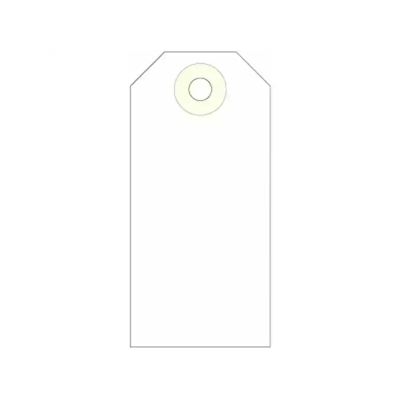 121374 APLI ETIQUETAS COLGANTES C/ARANDELA 100X51MM CAJA DE 1000 CREMA