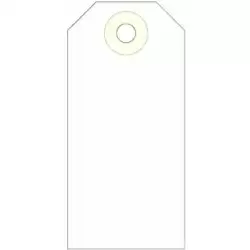 121375 APLI ETIQUETAS COLGANTES C/ARANDELA 120X57MM CAJA DE 1000 CREMA