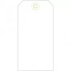 121376 APLI ETIQUETAS COLGANTES CON ARANDELA 125X63MM CAJA DE 1000 CREMA