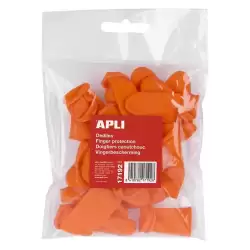 17192 APLI DEDÍLES LATEX TALLA M COLOR NARANJA -20U-