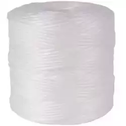 13126 APLI BOBINA DE CUERDA POLIPROPILENO 400 G CON 1 CABO - 240 M BLANCO