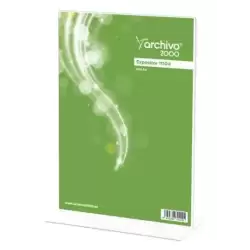 11105 CS TP ARCHIVO 2000 EXPOSITOR SOBREMESA EN FORMA DE T DIN A5 VERTICAL 75X150X215 MM CRISTAL TRANSPARENTE