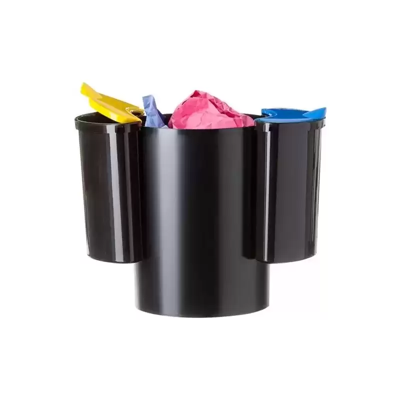 2000E2 AZ-AM ARCHIVO 2000 PAPELERA SOSTENIBLE 18L CON 2 SELECTORES PARA RECICLAJE DE RESIDUOS