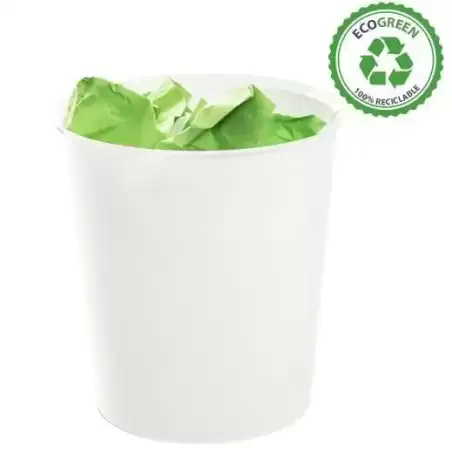 2001 BL PS ARCHIVO 2000 PAPELERA ECOGREEN 18 LITROS 240X310MM RECICLADO BLANCO PASTEL