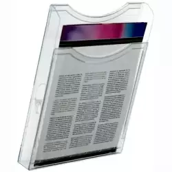 6121 CS TP ARCHIVO 2000 EXPOSITOR MURAL ARCHIPLAY CON 1 COMPARTIMENTO DIN A4 VERTICAL 35X235X330 MM