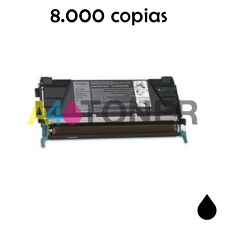 Toner compatible C734 / C736 / X734 / X736 / X738 negro alternativo a Lexmark C734A1KG