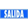 6177-07 GS ARCHIVO 2000 SEÑAL "SALIDA (SIN INDICADOR)" 175X65 PVC GRIS