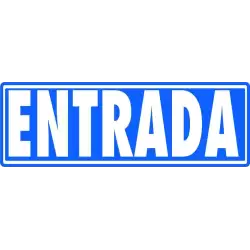 6177-10 GS ARCHIVO 2000 SEÑAL "ENTRADA (SIN INDICADOR)" 175X65 PVC GRIS