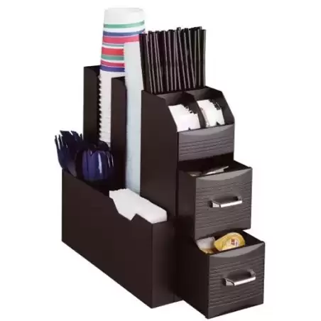 CD901 NE ARCHIVO 2000 ORGANIZADOR LA HORA DEL CAFÉ CON 2 CAJONES PARA ALMACENAJE DE CÁPSULAS Y COMPARTIMENTOS INDEPENDIENTES