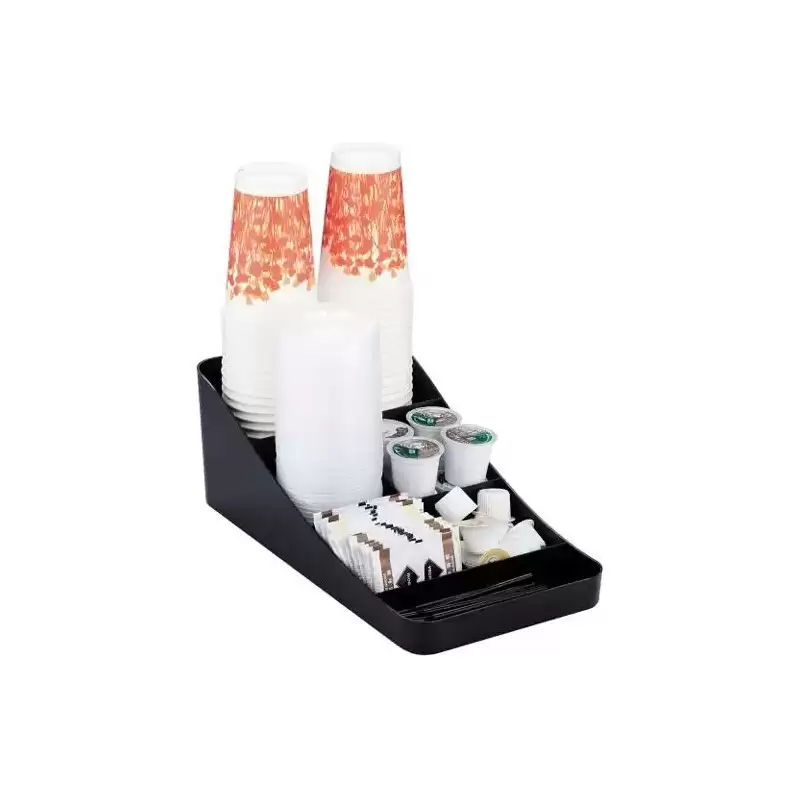 CD904 NE ARCHIVO 2000 BANDEJA ORGANIZADORA LA HORA DEL CAFÉ 7 COMPARTIMENTOS NEGRO