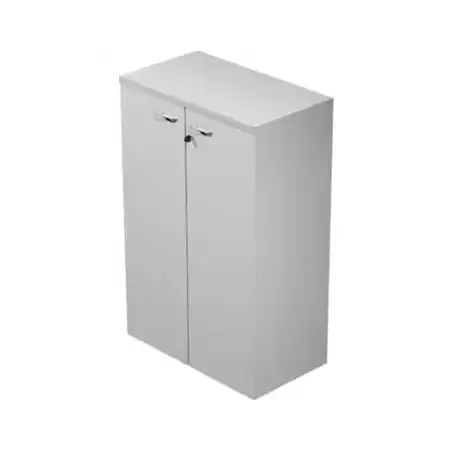 035PM-9 ARTEXPORT ARMARIO MEDIO PRESTO CON PUERTAS 2 ESTANTES 22MM REGULABLES CON TRASERA GRIS