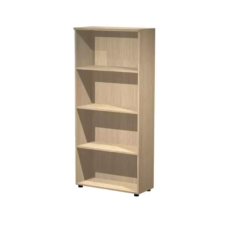 038-C+039-C ARTEXPORT ESTANTERÍA ALTA PRESTO ABIERTA 3 ESTANTES 22MM CON TRASERA ROBLE