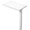 @68001+3-AFAA0695-AN ARTEXPORT ALA LATERAL MESA 60X35 TABLERO 22MM BLANCO