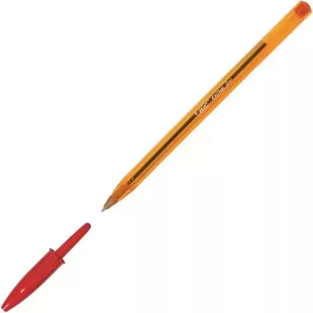 872720 BIC BOLÍGRAFO CRISTAL ORIGINAL FINE ROJO CAJA 50 UD