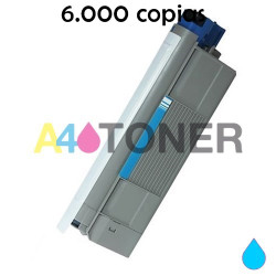ES6410 toner cyan compatible OKI reemplaza a OKI 44315319