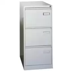 PSF3-AV7 BISLEY ARCHIVADOR METÁLICO PSF LIGHT 3 CAJONES FOLIO CARPETAS COLGANTES MULTIFORMATO FONDO 62CM - GRIS