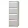 PSF4-AV7 BISLEY ARCHIVADOR METALICO PSF LIGHT 4 CAJONES CARPETAS COLGANTES MULTIFORMATO 1321X470X622MM - GRIS (MONTADO)