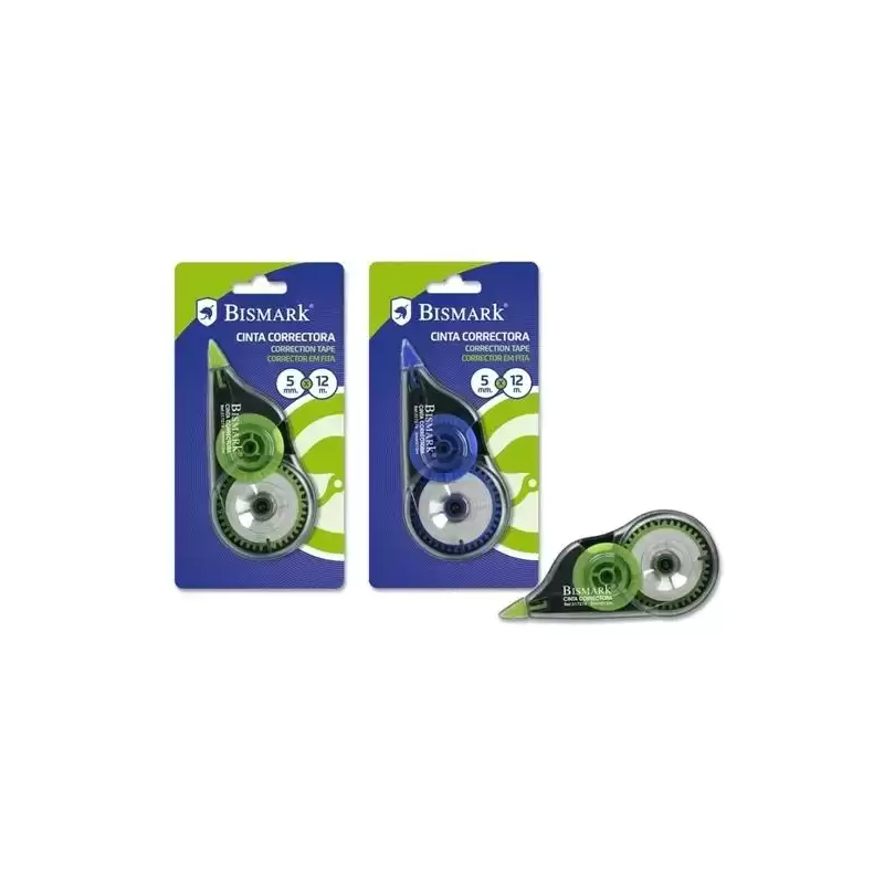 317276 BISMARK CINTA CORRECTORA 5MMX12M BLISTER