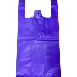 54171 BOLSA DE ASA ANÓNIMA 42X53CM 50 MICRAS 70% RECICLADO VIOLETA PAQUETE 1KG
