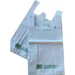 70366 BOLSA DE CAMISETA 42X53CM 50 MICRAS 70% RECICLADO PAQUETE 1KG