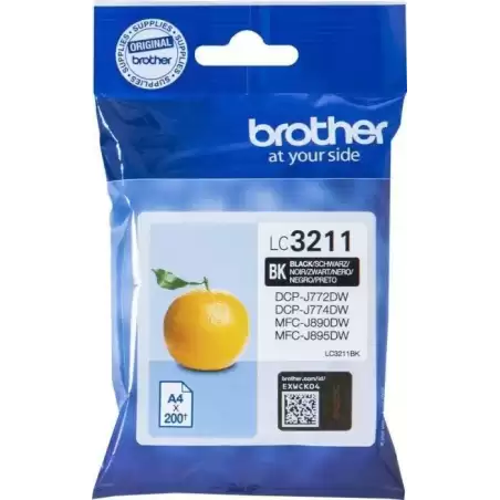 LC3211BK BROTHER TINTA NEGRO DCP-J572DW - MFC-J491DW/J497DW/J890DW/J895DW