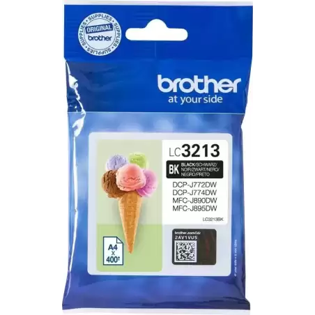 LC3213BK BROTHER TINTA NEGRO DCP-J572DW - MFC-J491DW/J497DW/J890DW/J895DW - ALTA CAPACIDAD