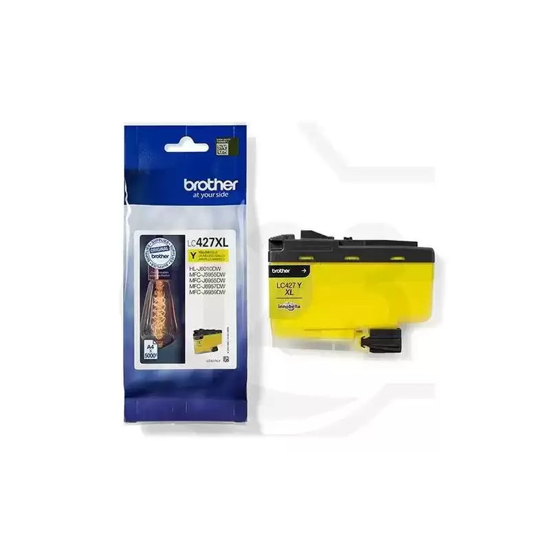 LC427XLY BROTHER TINTA AMARILLO MFC-J5955DW/J6955DW/J6995DW