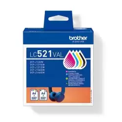LC521VAL BROTHER TINTA BK/C/M/Y DCP-J1260W/J1310DW/J1360DW - PACK 4 COLORES