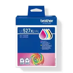 LC527XLVAL BROTHER TINTA BK/C/M/Y MFC-J4350DW/J4550DW - PACK 4 COLORES