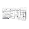 25467 TRUST COMBO TECLADO + RATÓN INALÁMBRICO ODY II SILENCIOSO BLANCO