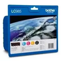 LC985VALBP BROTHER TINTA BK/C/M/Y DCP-J125/J140W/J315W/J515W - MFC-J220/J265W/J410/J415W - PACK 4 COLORES