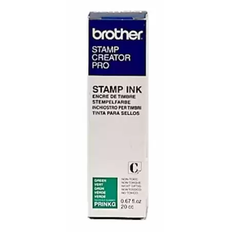 PRINKG BROTHER TINTA PARA REENTINTADO VERDE 20CC (UNIDAD)