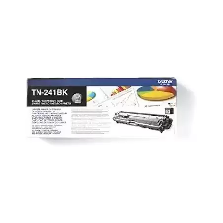 TN241BK BROTHER TONER NEGRO HL-3140CW/3150CDW/3170CDW - DCP-9015CDW/9020CDW - MFC-9140CDN/9330CDW/9340CDW