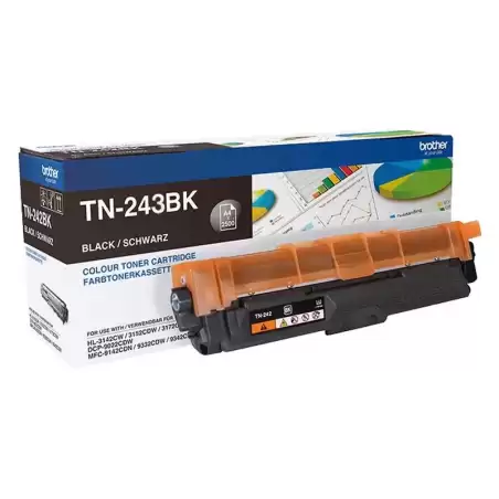 TN243BK BROTHER TONER NEGRO HL-L3210CW/L3230CDW/L3270CDW - DCP-L3510CDW/L3550CDW - MFC-L3710CW/L3750CDW/L3770CDW