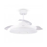 SKYWIND-42BT GRUNKEL VENTILADOR DE TECHO CON LUZ 20W COLORES 6 VELOCIDADES C/TEMPORIZADOR Y BLUETOOTH CON MUSICA BLANCO