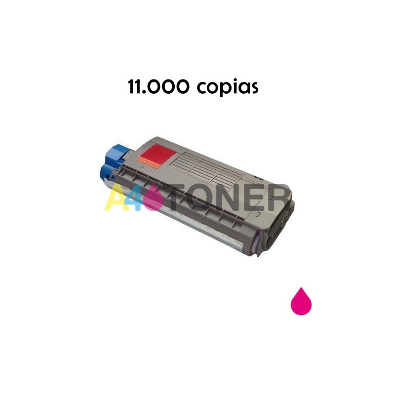 ES3032 / ES7411 toner magenta compatible reemplaza a OKI 44318618