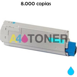 Toner Oki C831 / C840 / C841  cyan compatible con Oki 44844507