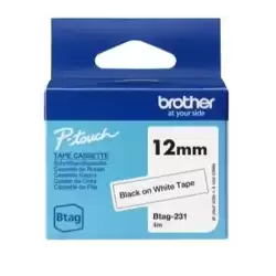 BTAG231 BROTHER CINTA DOMÉSTICA BTAG NEGRO SOBRE BLANCO - PTN10