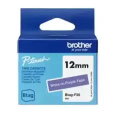 BTAGF35 BROTHER CINTA DOMÉSTICA BTAG BLANCO SOBRE MORADO - PTN10
