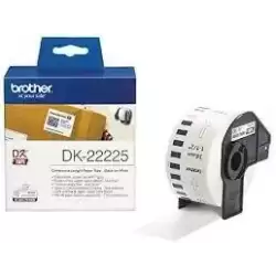 DK22225 BROTHER CINTA CONTINUA DE PAPEL TÉRMICO ADHESIVO - BLANCO - 38MMX30