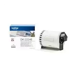 DK22246 BROTHER CINTA CONTINUA DE PAPEL TÉRMICO ADHESIVO - BLANCO - 103MMX30