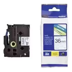 TZE263 BROTHER CINTA ROTULADORA LAMINADA TEXTO AZUL SOBRE BLANCO - 36MMX8M