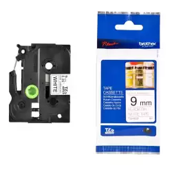 TZEN221 BROTHER CINTA ROTULADORA NO LAMINADA TEXTO NEGRO SOBRE BLANCO - 9MMX8M
